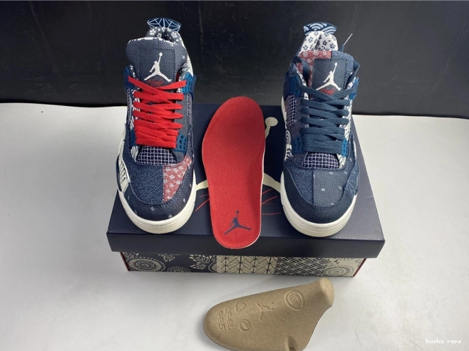 Cheap Husky Air SE 4 CW0898-400 Retro Jordan Sashiko 0720